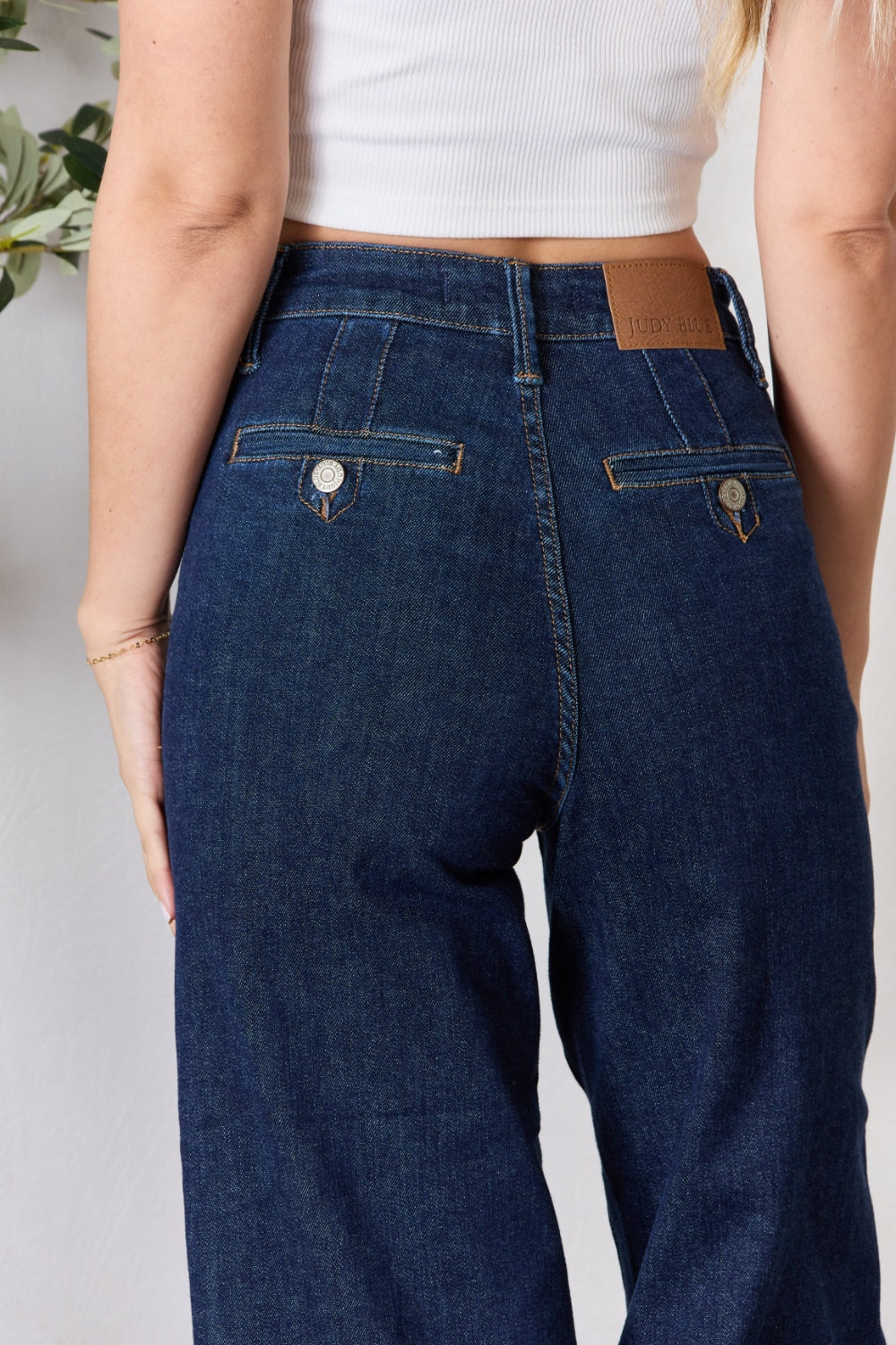 Judy Blue Full Size High Waist Cropped Wide Leg Jeans - Premium  - Just $64! Shop now at Nine Thirty Nine Design