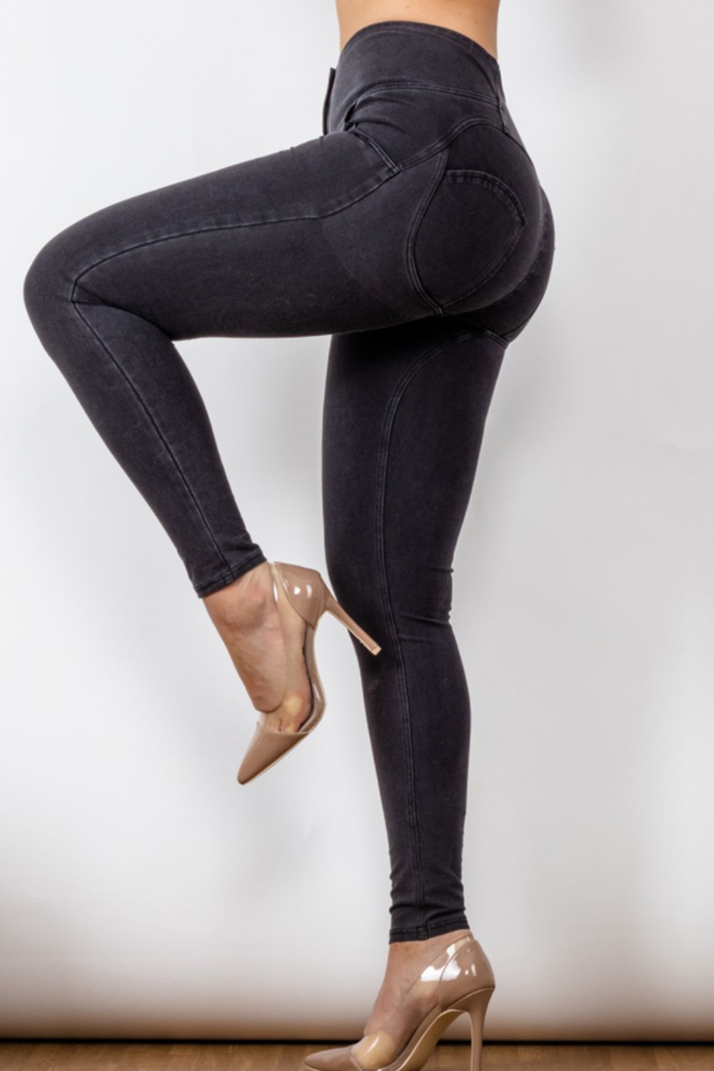 High Waist Skinny Long Jeans - Premium Pants - Just $54! Shop now at Nine Thirty Nine Design