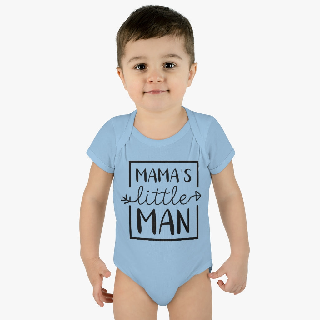 Mama's Little Man Bodysuit - Premium Kids clothes - Just $19.50! Shop now at Nine Thirty Nine Design