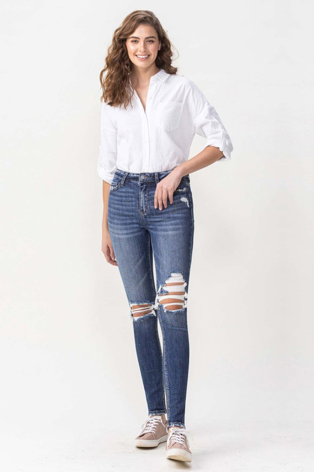 Lovervet Hayden Full Size High Rise Skinny - Premium Jeans - Just $56! Shop now at Nine Thirty Nine Design