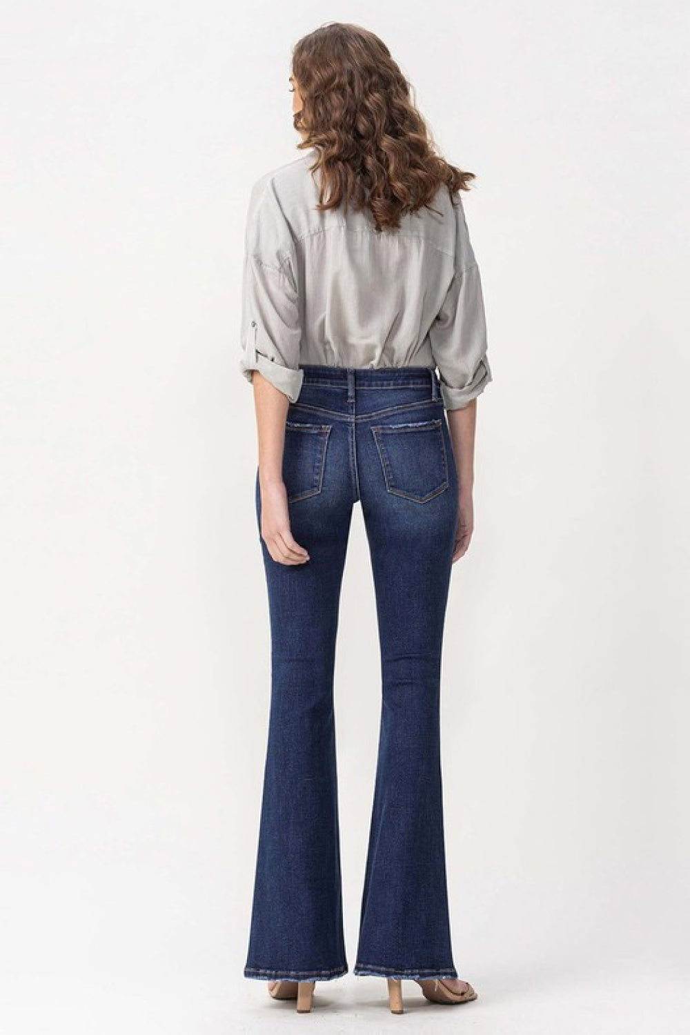 Lovervet Full Size Joanna Midrise Flare Jeans - Premium  - Just $61! Shop now at Nine Thirty Nine Design