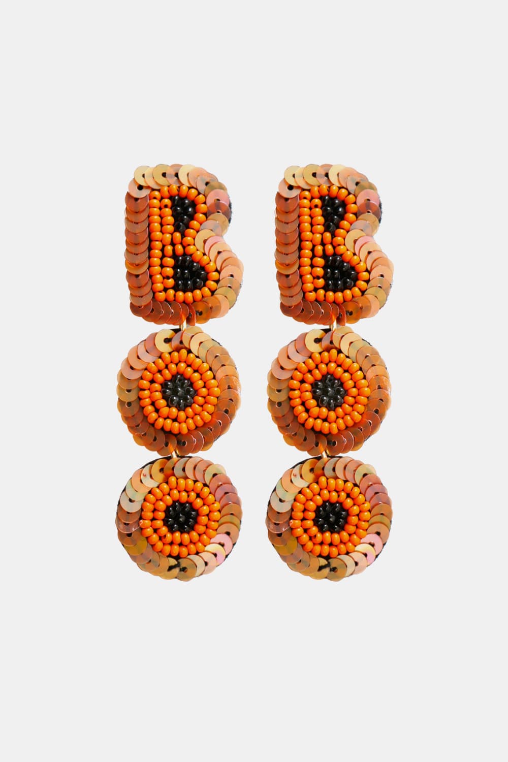 BOO Beaded Halloween Dangle Earrings - Premium Jewelry - Just $12! Shop now at Nine Thirty Nine Design