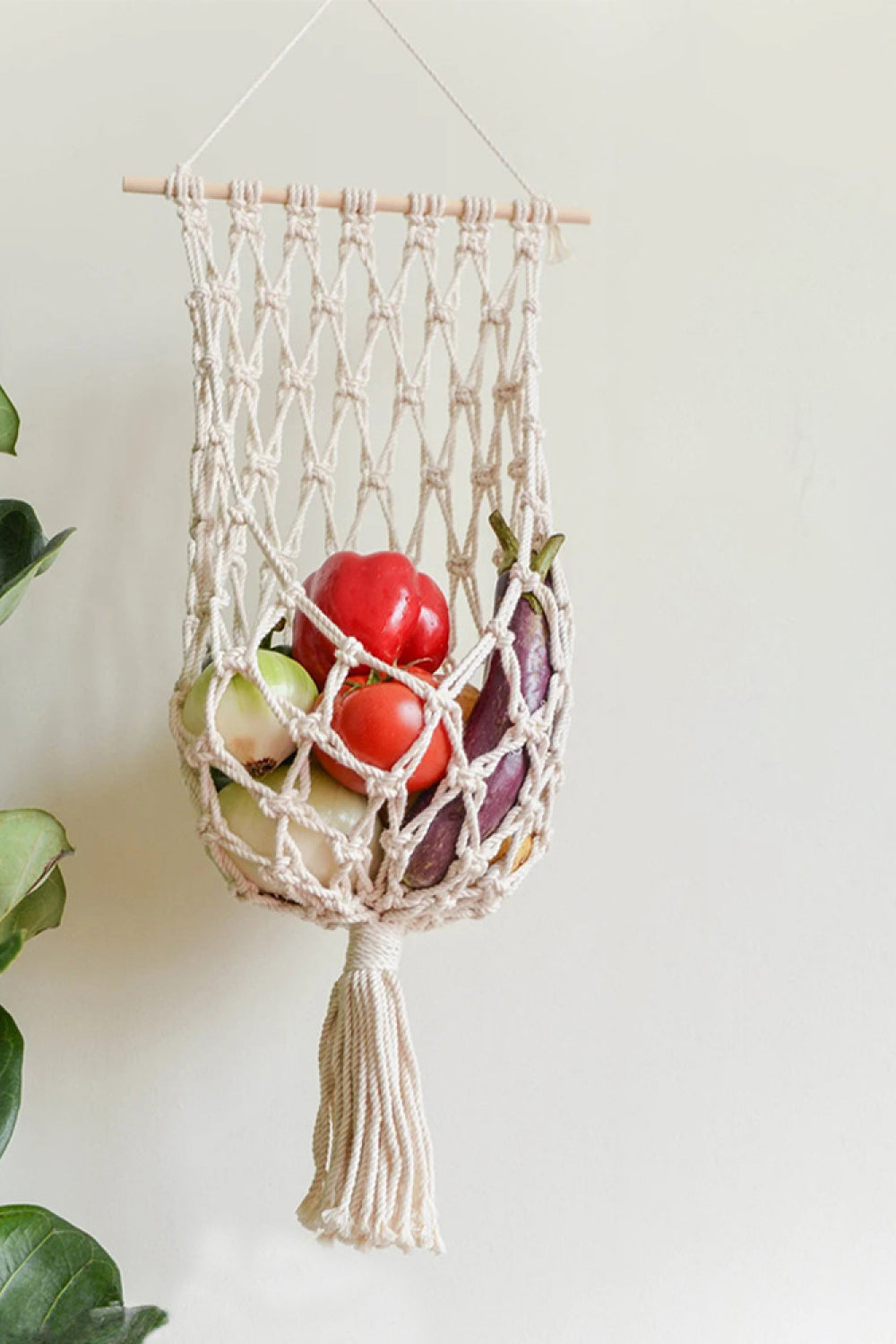 Macrame Basket Wall Hanging - Premium  - Just $21! Shop now at Nine Thirty Nine Design