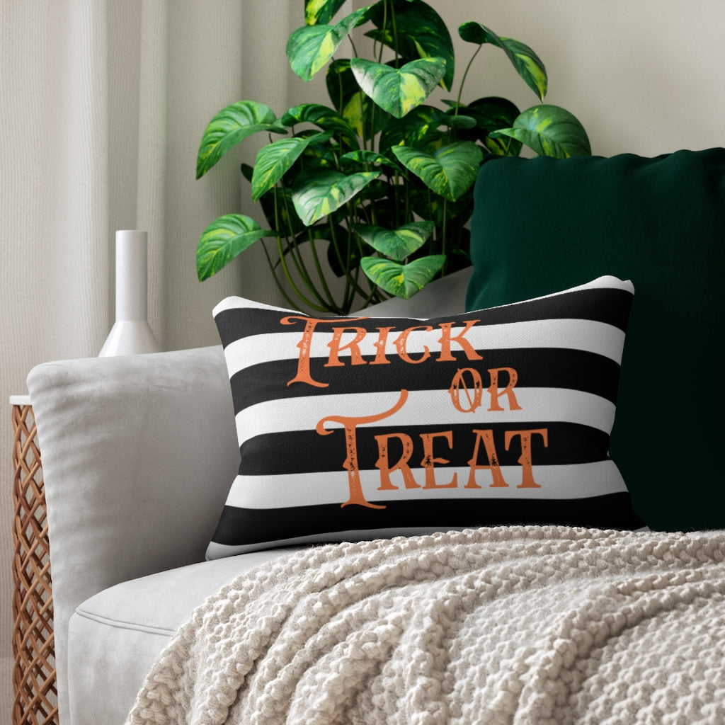 Trick or Treat Lumbar Pillow, Halloween Pillow - Premium Home Decor - Just $29.50! Shop now at Nine Thirty Nine Design