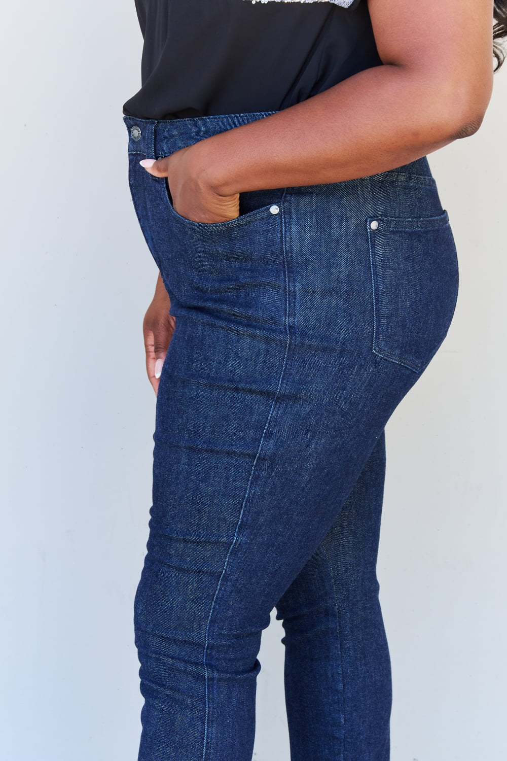 Judy Blue Esme Full Size Tummy Control High Waist Skinny Jeans - Premium Jeans - Just $64! Shop now at Nine Thirty Nine Design