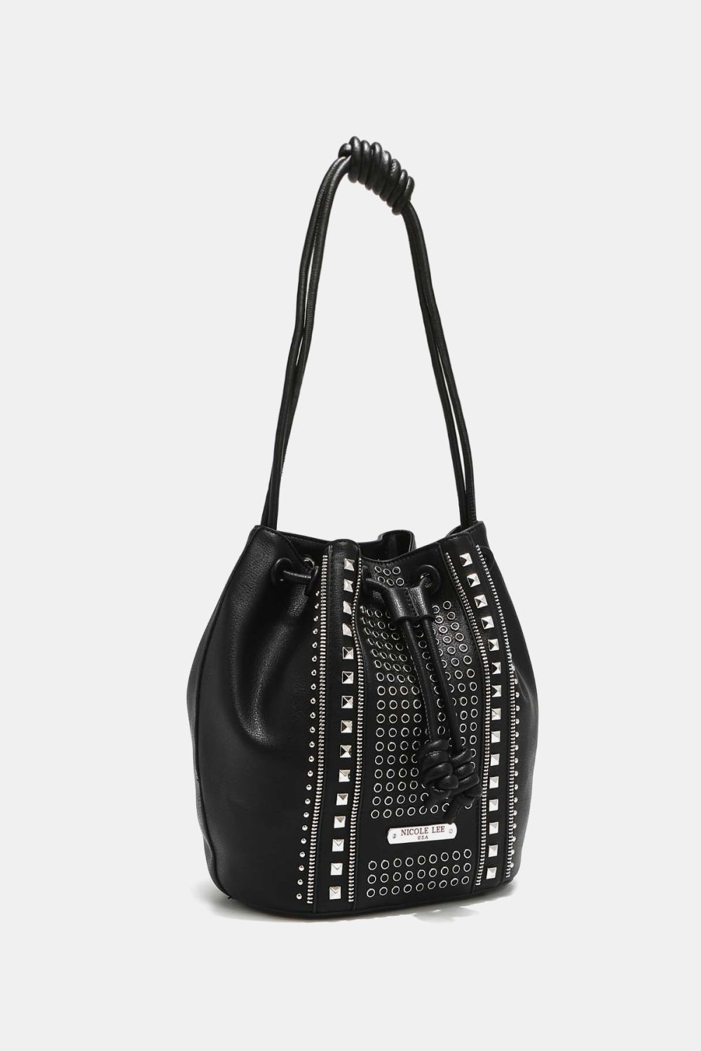 Nicole Lee USA Amy Studded Bucket Bag - Premium  - Just $52! Shop now at Nine Thirty Nine Design
