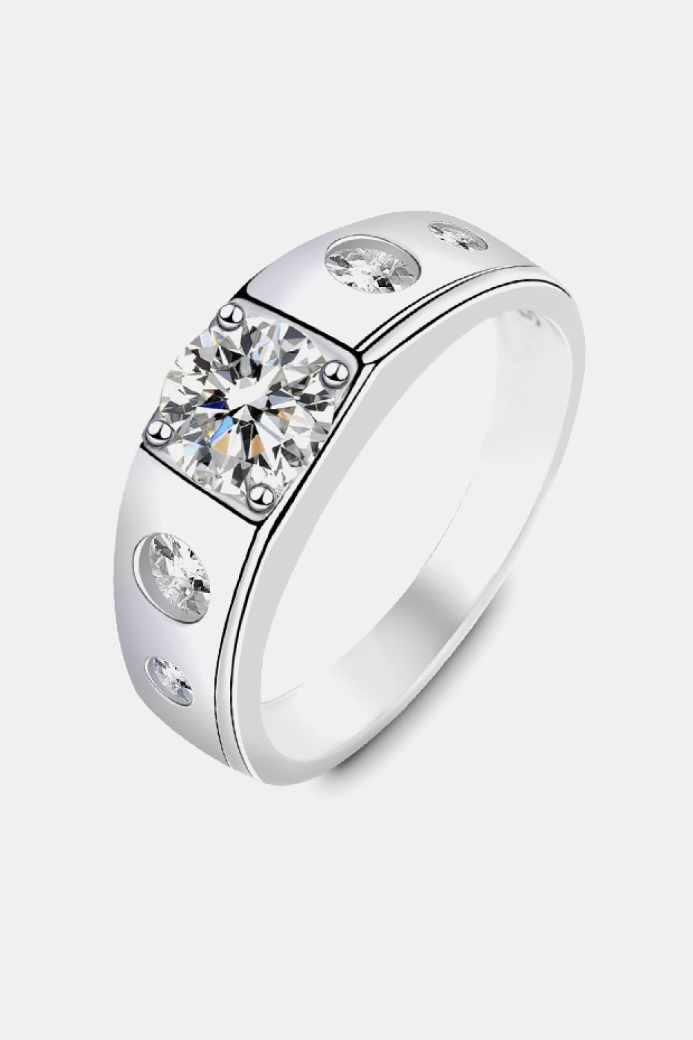 1 Carat Moissanite 925 Sterling Silver Ring - Premium  - Just $75! Shop now at Nine Thirty Nine Design