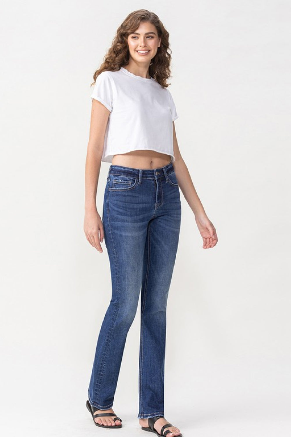 Lovervet Full Size Rebecca Midrise Bootcut Jeans - Premium Jeans - Just $59! Shop now at Nine Thirty Nine Design