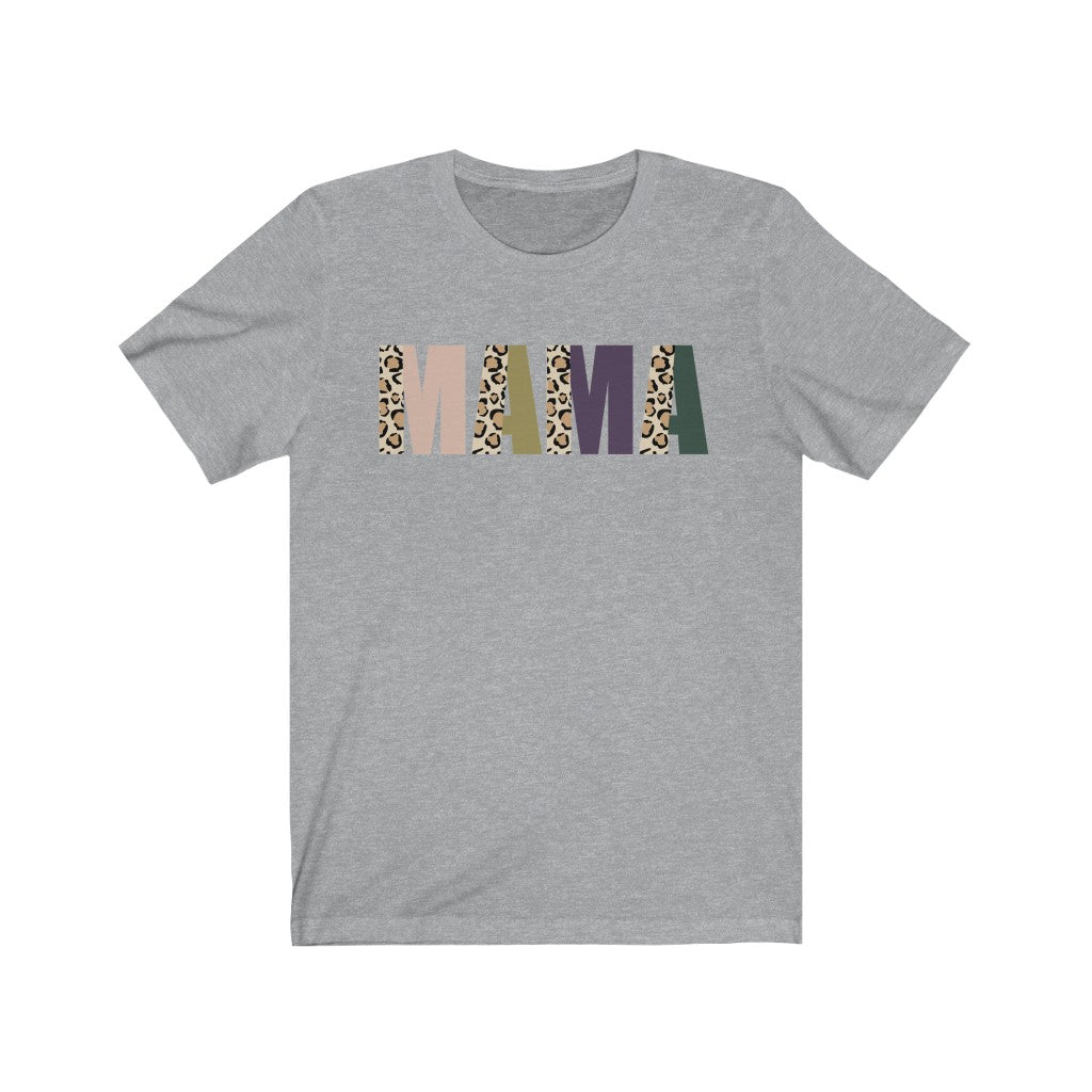 Mama Split Leopard Short Sleeve Tee - Premium T-Shirt - Just $22.50! Shop now at Nine Thirty Nine Design