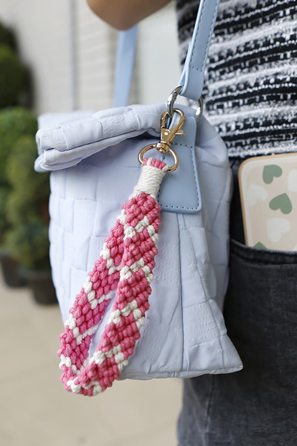 Macrame Wristlet Key Chain - Premium Key Chains - Just $9! Shop now at Nine Thirty Nine Design