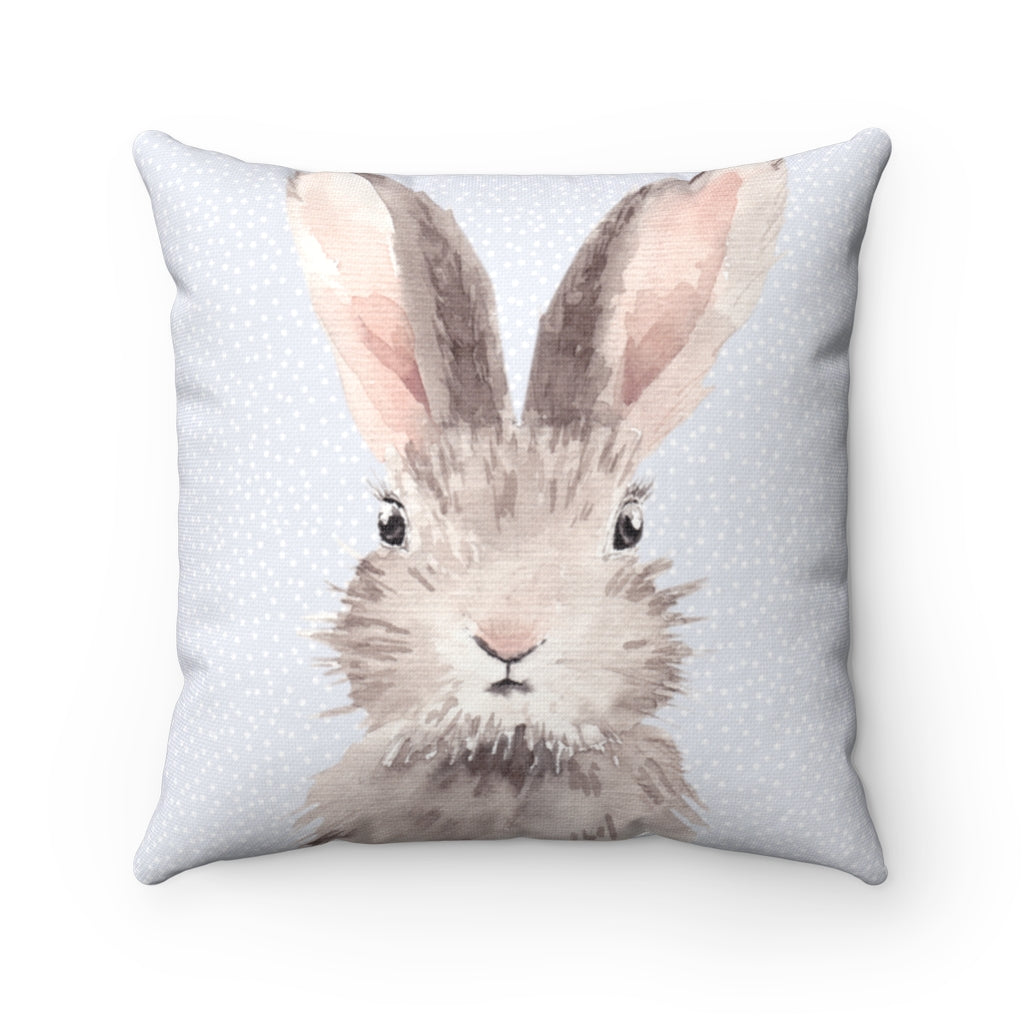 Spring Throw Pillow Cover, Easter Pillowcase, Easter Decor, Couch Throw Pillow, Accent Pillow, 18x18, Spring Bunny, Rabbit Pillow - Premium Home Decor - Just $18.50! Shop now at Nine Thirty Nine Design