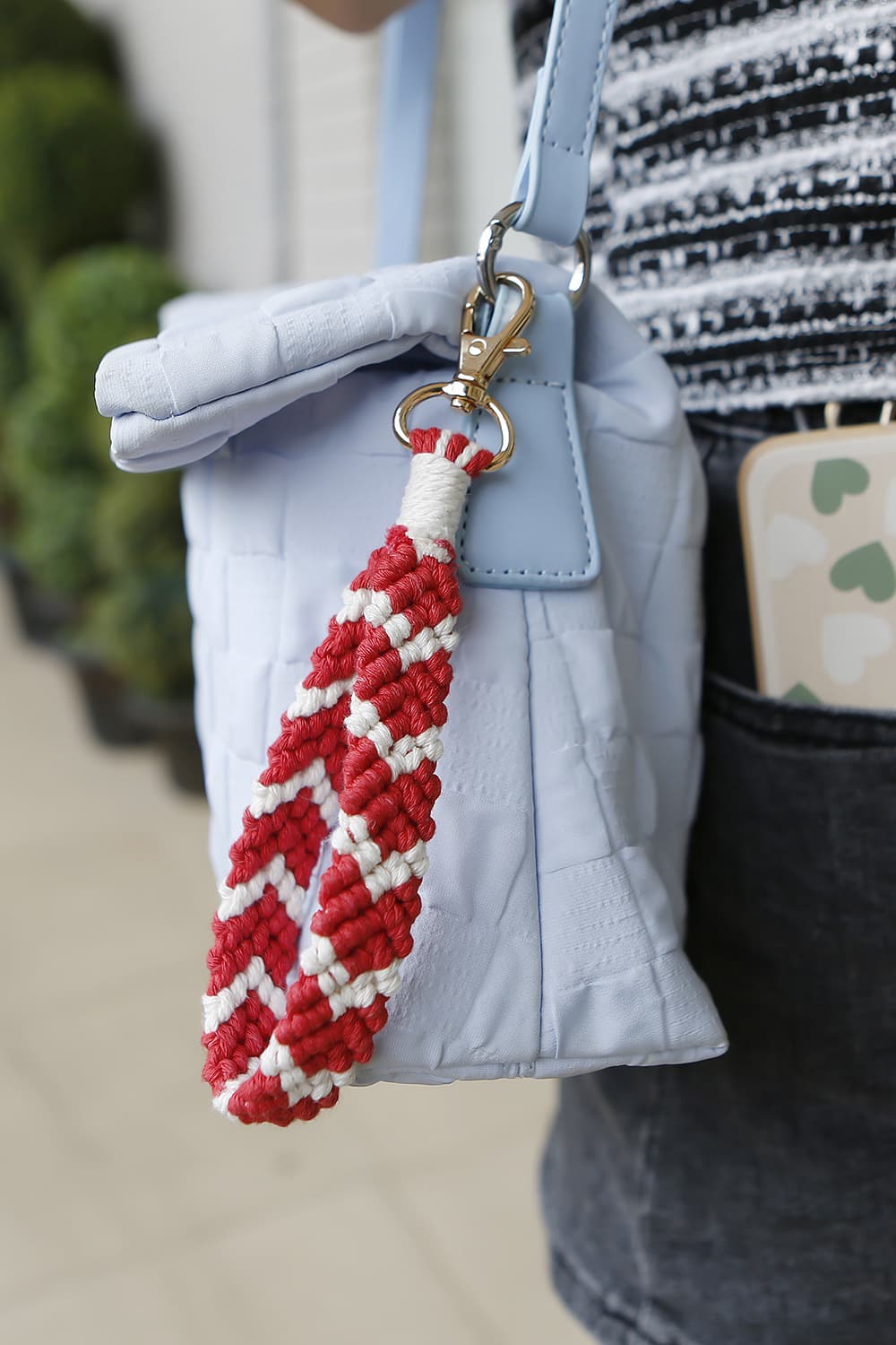 Macrame Wristlet Key Chain - Premium Key Chains - Just $9! Shop now at Nine Thirty Nine Design