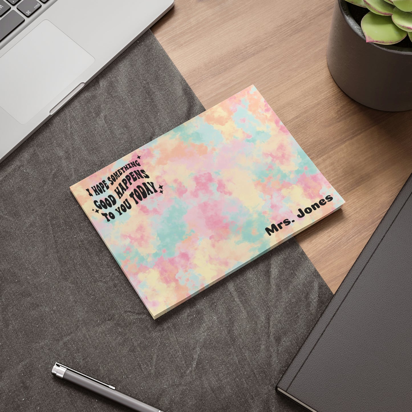 Personalized Post-it® Note Pads - I Hope Something Good Happens To You Today