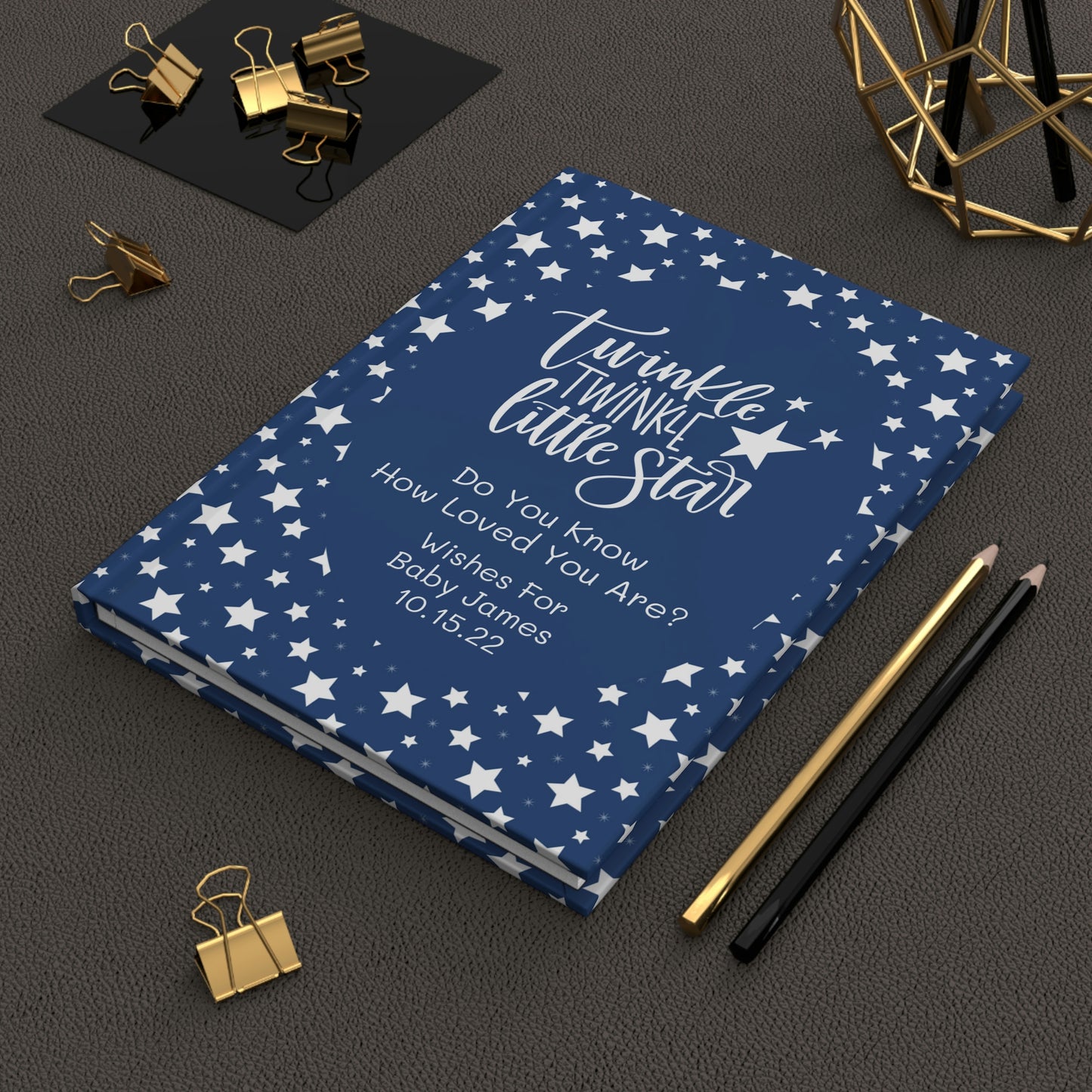 Twinkle Twinkle Litte Star Personalized Baby Shower Guest Book