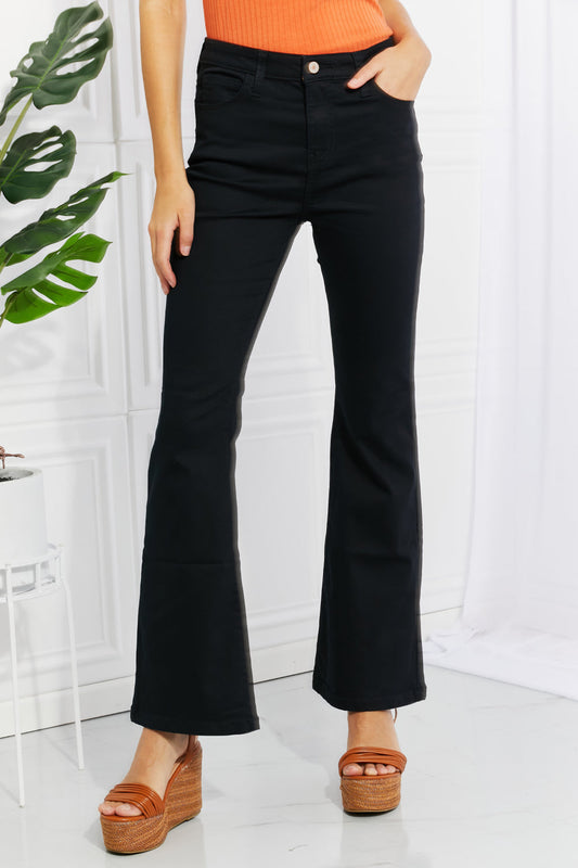 Zenana Clementine Full Size High-Rise Bootcut Jeans in Black - Premium  - Just $38! Shop now at Nine Thirty Nine Design