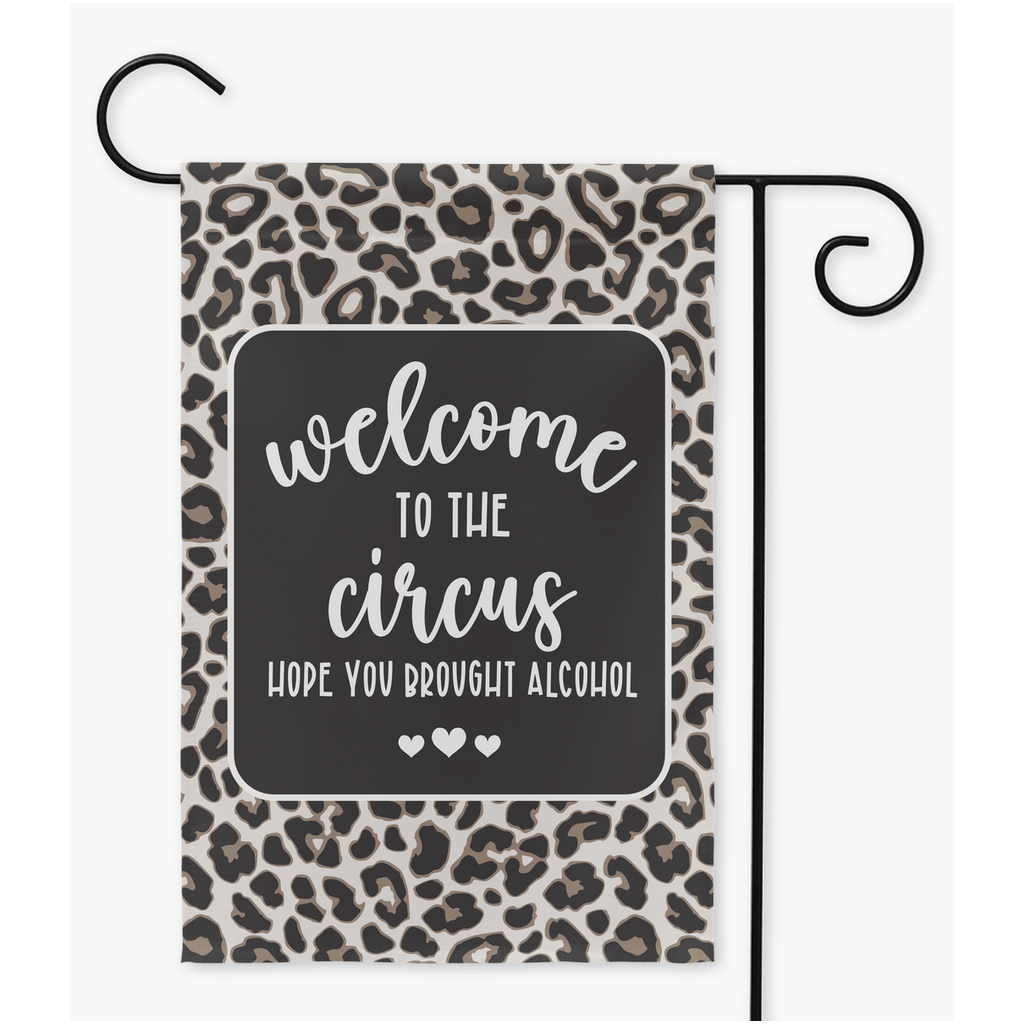 Funny Welcome To the Show Garden Flag - Premium Flag - Just $16.99! Shop now at Nine Thirty Nine Design