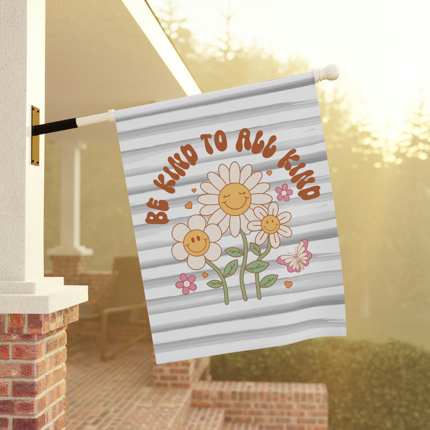 Be Kind To All Kind Positive Spring Summer Garden Flag