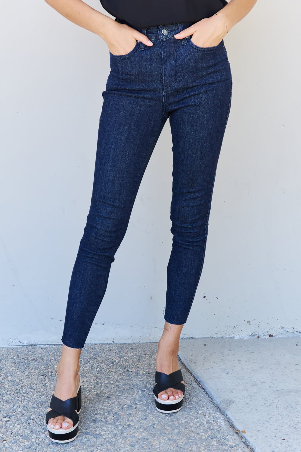 Judy Blue Esme Full Size Tummy Control High Waist Skinny Jeans - Premium Jeans - Just $64! Shop now at Nine Thirty Nine Design