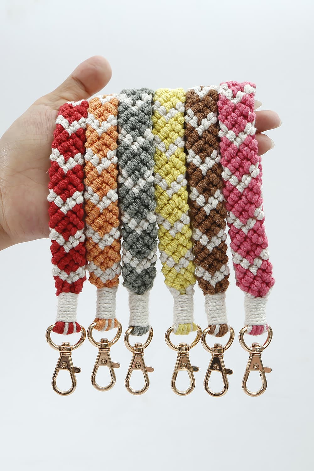 Macrame Wristlet Key Chain - Premium Key Chains - Just $9! Shop now at Nine Thirty Nine Design