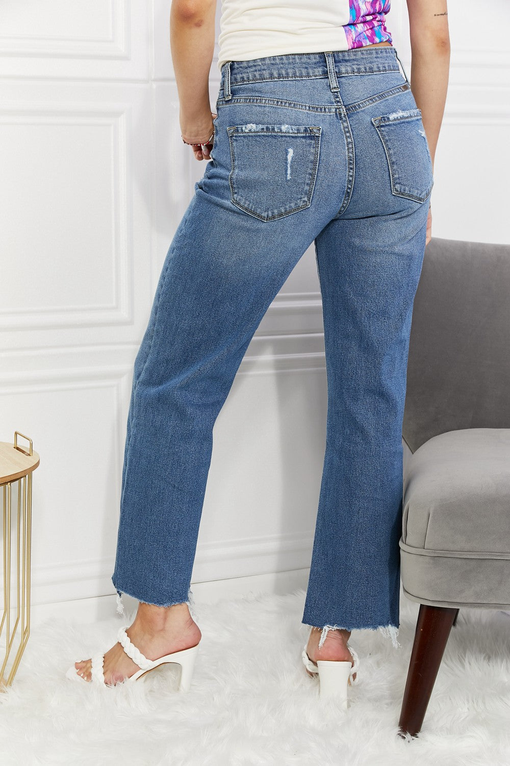 Kancan Full Size Melanie Crop Wide Leg Jeans - Premium Jeans - Just $64! Shop now at Nine Thirty Nine Design