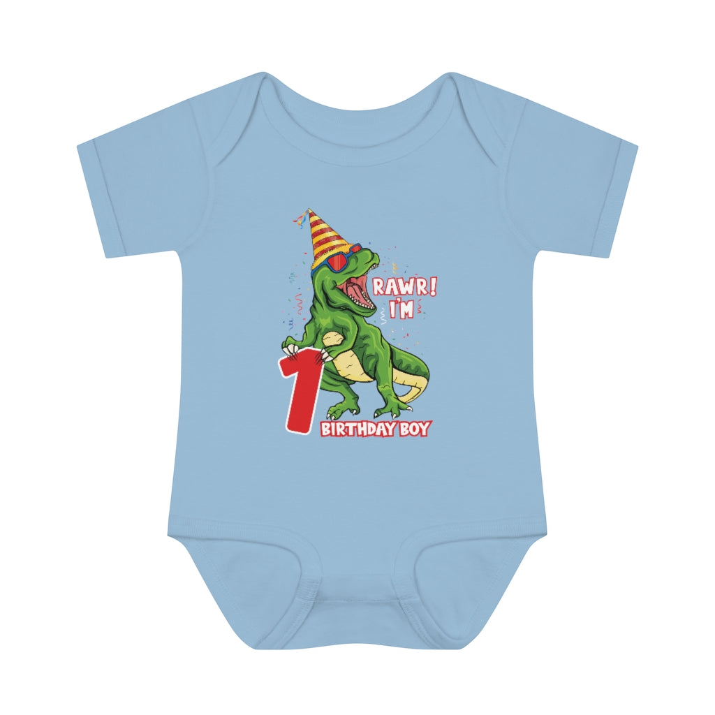 Rawr I'm One Infant Baby Rib Bodysuit - Premium Kids clothes - Just $22! Shop now at Nine Thirty Nine Design