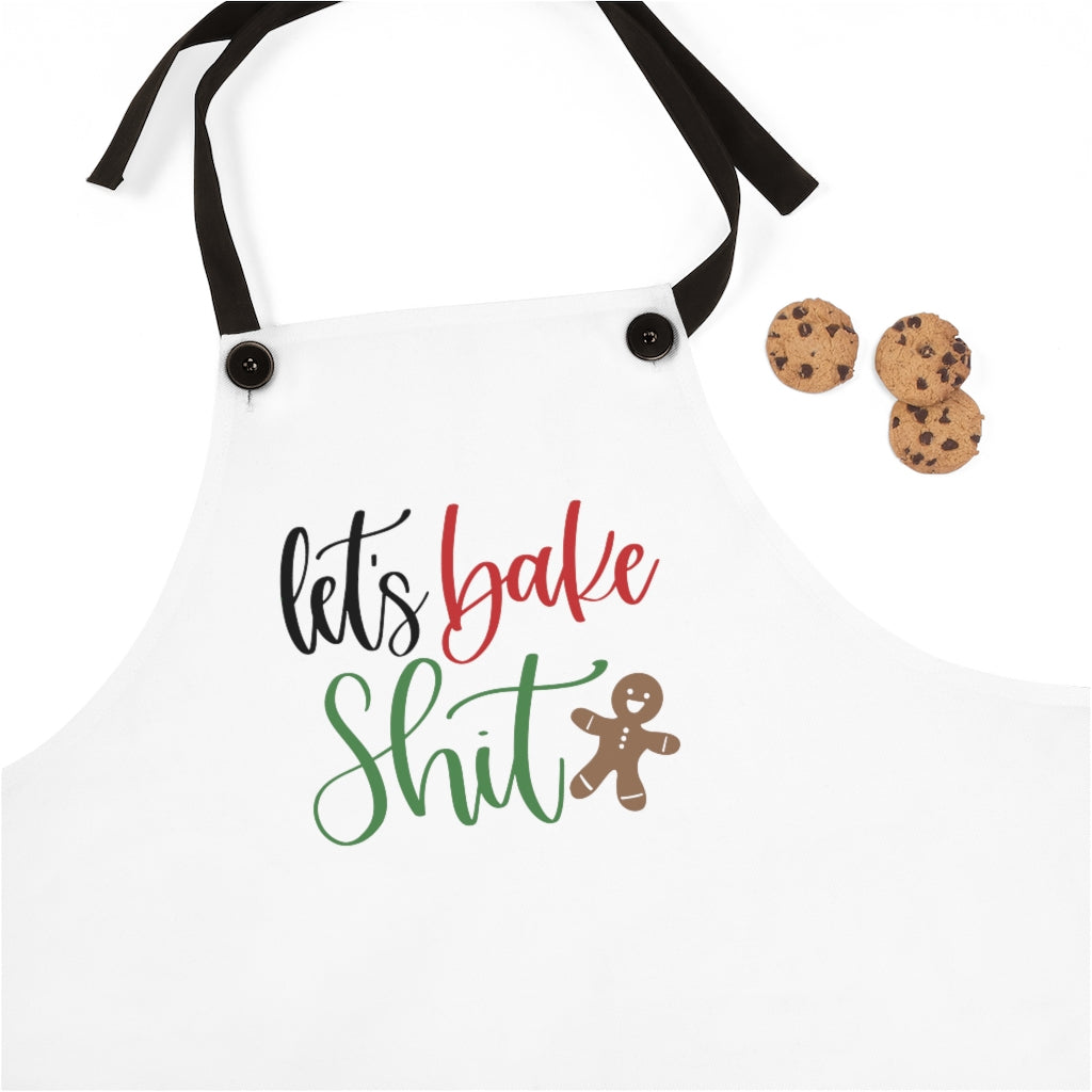 Lets Bake Shit Apron, Christmas Cookie Apron, Cookie Crew, Christmas Cookie, Christmas Baker - Premium Accessories - Just $34.50! Shop now at Nine Thirty Nine Design