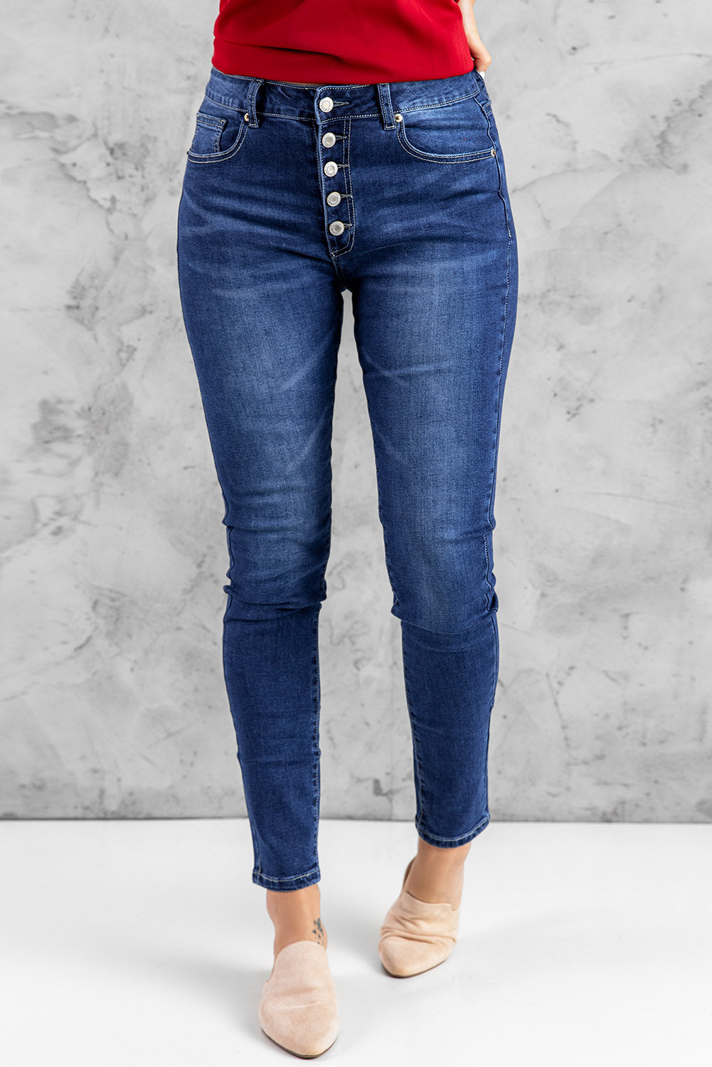 Baeful What You Want Button Fly Pocket Jeans - Premium  - Just $51! Shop now at Nine Thirty Nine Design