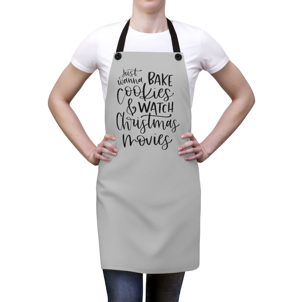 Bake and Watch Christmas Movies Apron, Christmas Cookie Apron, Cookie Crew, Christmas Cookie, Christmas Baker - Premium Accessories - Just $34.50! Shop now at Nine Thirty Nine Design