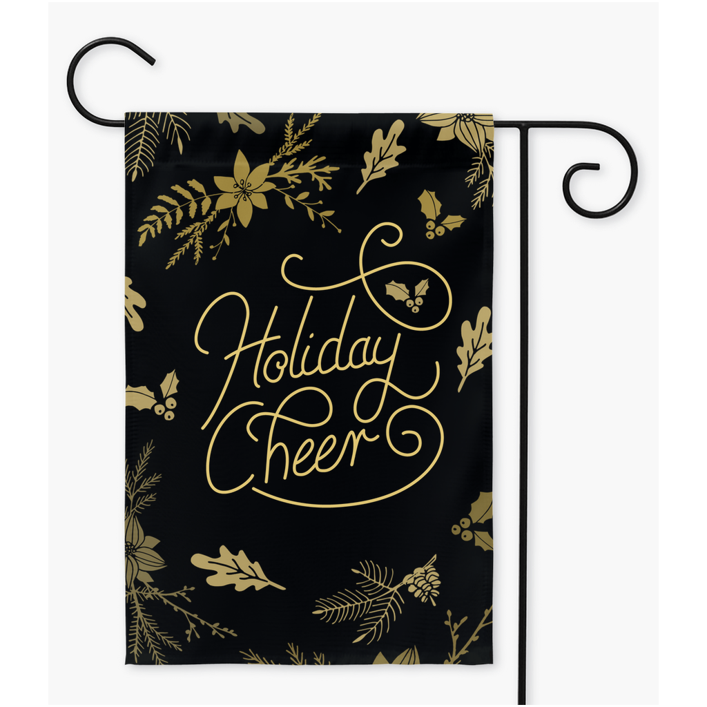 Holiday Cheer Garden Flag - Premium Flags & Windsocks - Just $16.99! Shop now at Nine Thirty Nine Design