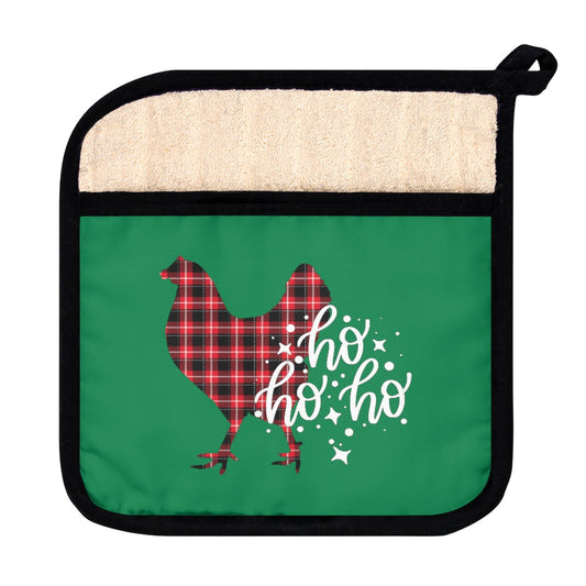 Christmas Chicken Pot Holder, Chicken Lover Gift - Premium Home Decor - Just $15.50! Shop now at Nine Thirty Nine Design