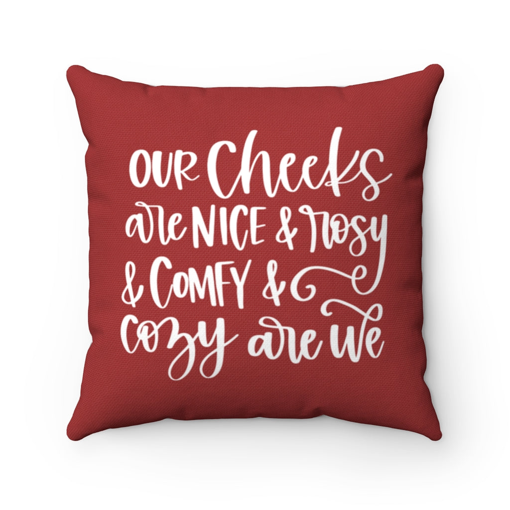 Comfy Cozy Are We Pillow & Insert - Premium Home Decor - Just $28.50! Shop now at Nine Thirty Nine Design
