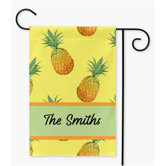 Pineapple Garden Flag - Premium Flag - Just $16.99! Shop now at Nine Thirty Nine Design