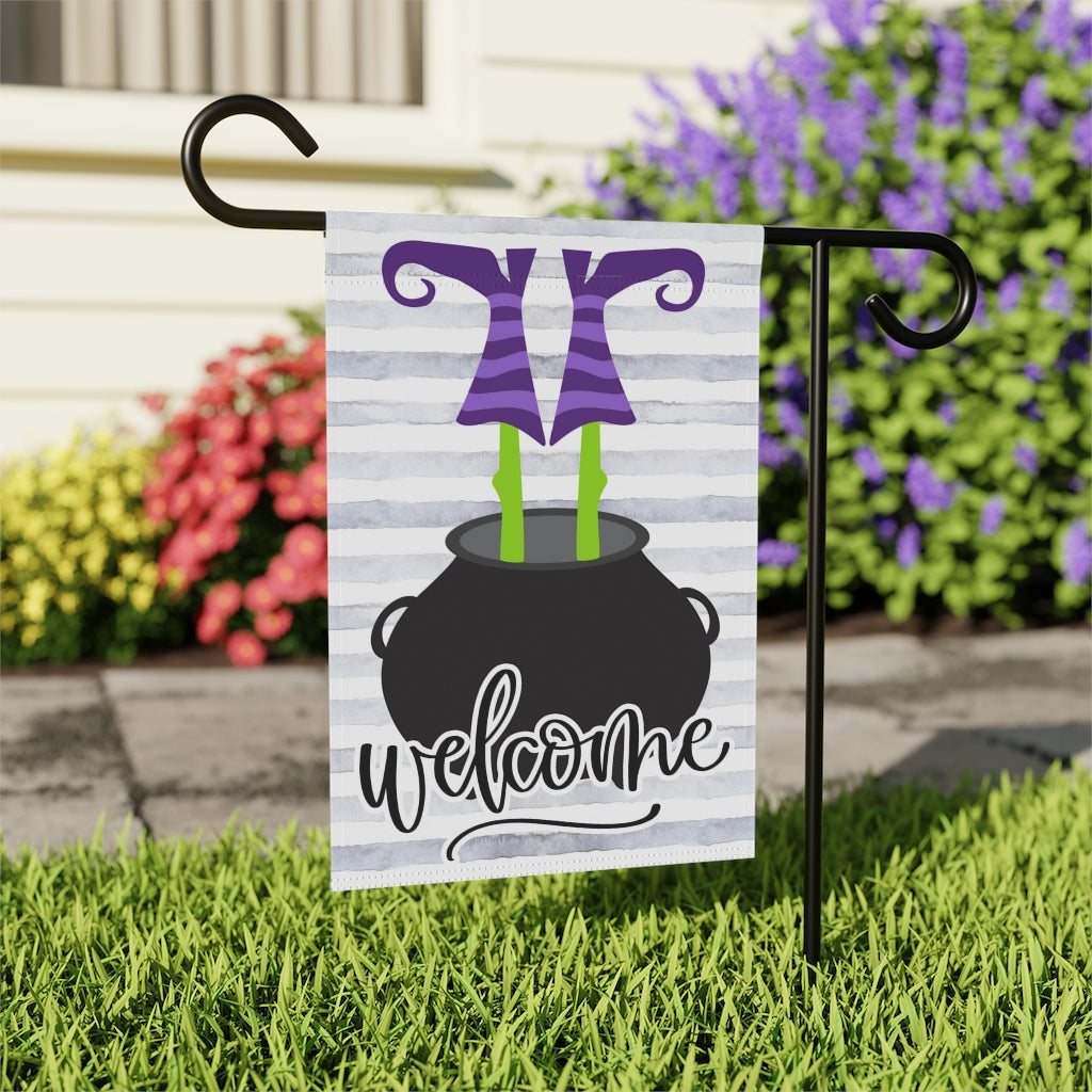 Witch Welcome Garden Flag