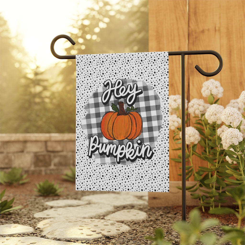 Hey Pumpkin Garden Flag Home Decor