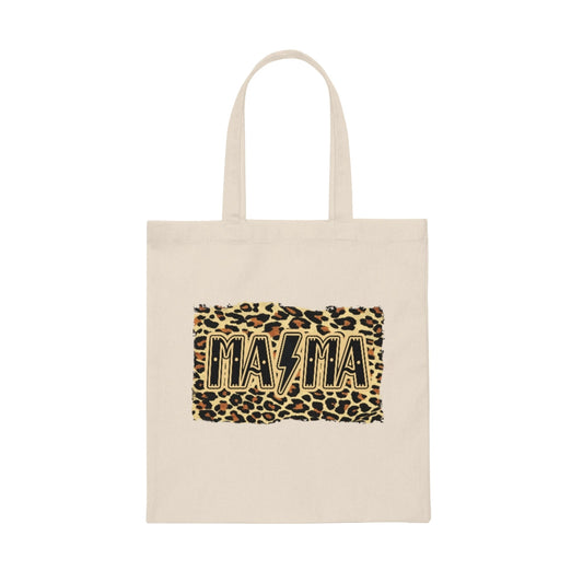 Leopard Mama Canvas Tote Bag - Premium Bags - Just $15! Shop now at Nine Thirty Nine Design