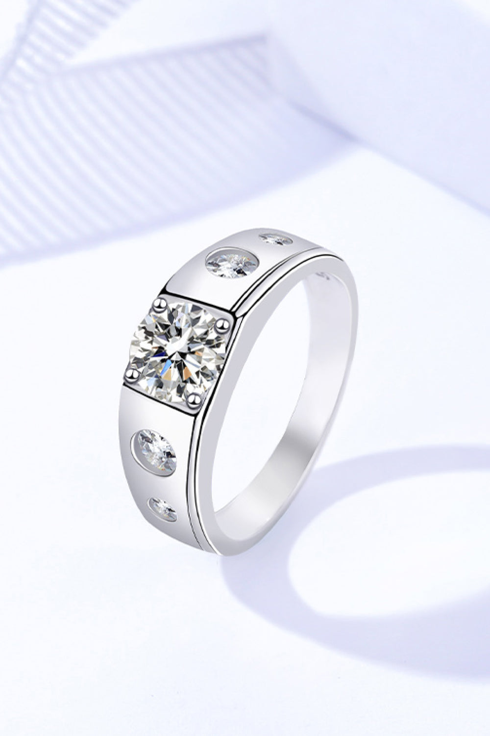 1 Carat Moissanite 925 Sterling Silver Ring - Premium  - Just $75! Shop now at Nine Thirty Nine Design