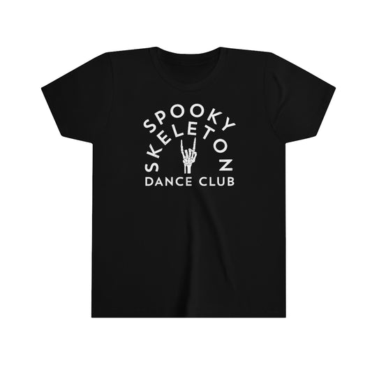 Spooky Skeleton Dance Club - Youth Short Sleeve Tee