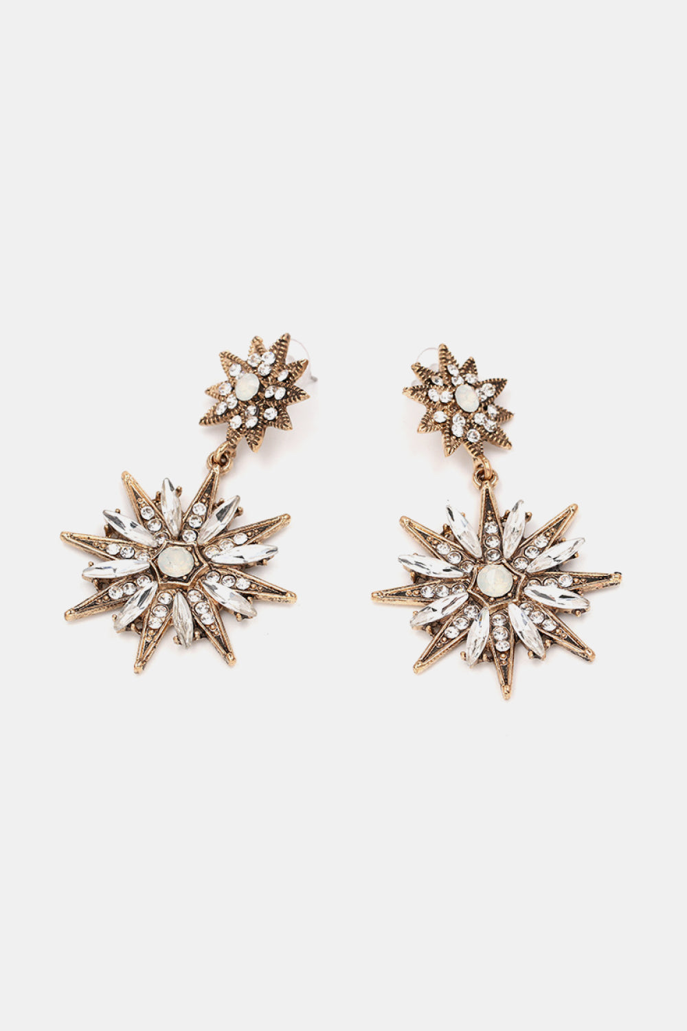 Zinc Alloy Star Shape Dangle Earrings - Premium  - Just $10! Shop now at Nine Thirty Nine Design