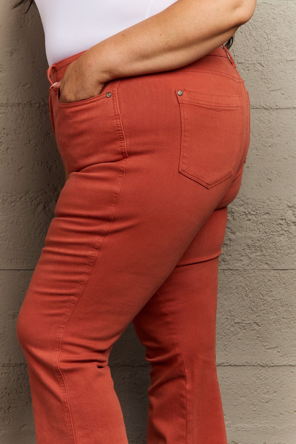 Judy Blue Olivia Full Size Mid Rise Slim Bootcut Jeans - Premium  - Just $64! Shop now at Nine Thirty Nine Design