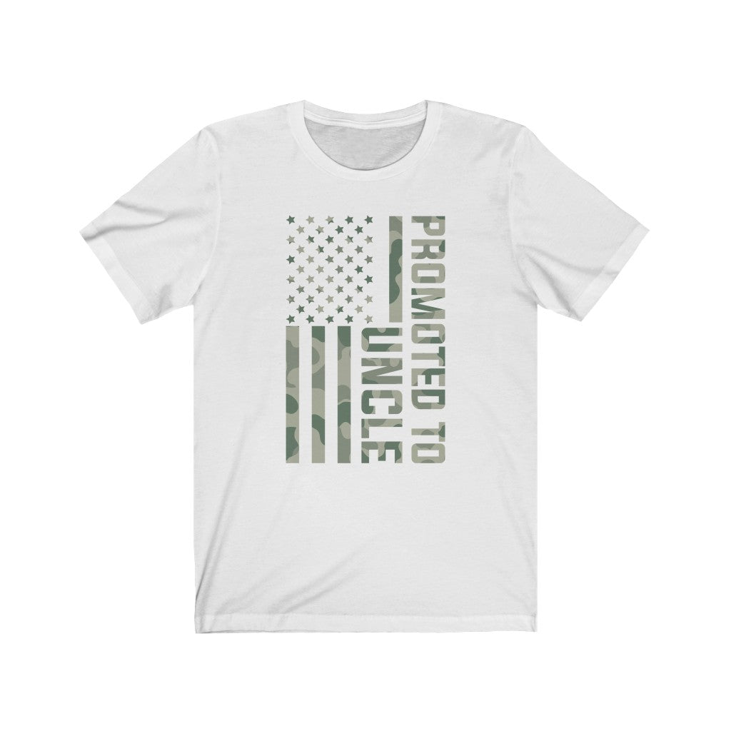 Promoted to Uncle T-Shirt, Camo Uncle Shirt, Fathers Day Shirt, Mens Short Sleeve Tee, Gift from Niece, Gift from Nephew, Best Uncle Gift - Premium T-Shirt - Just $21.50! Shop now at Nine Thirty Nine Design