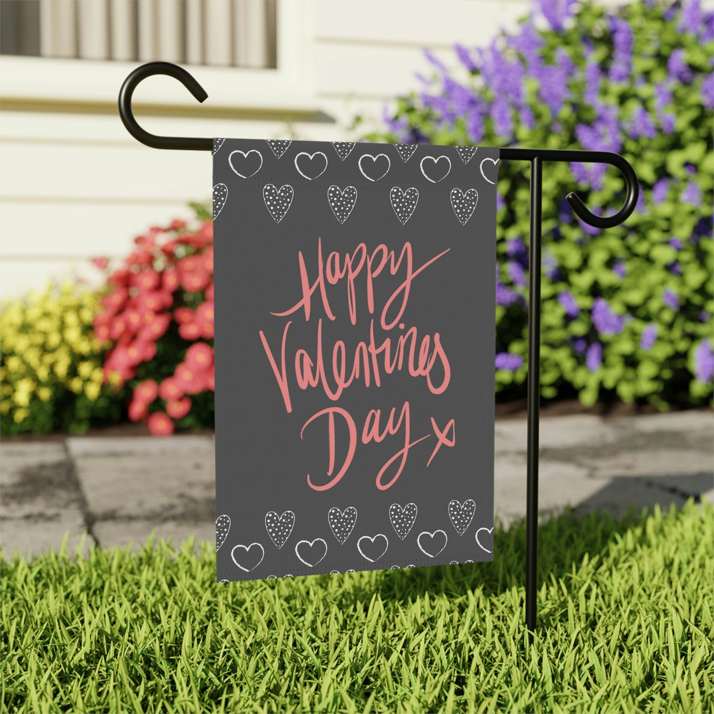 Happy Valentines Day Garden Flag