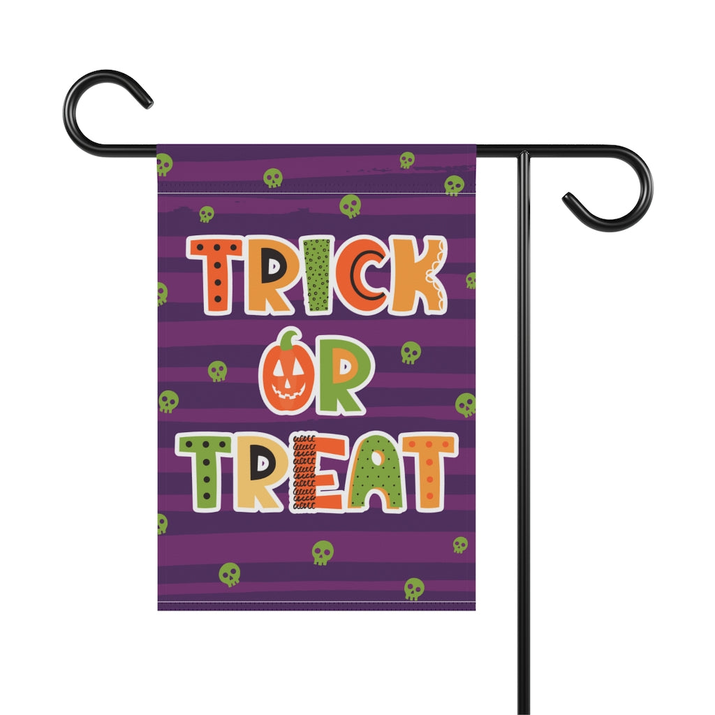 Trick or Treat Garden Flag - Premium Home Decor - Just $18.99! Shop now at Nine Thirty Nine Design