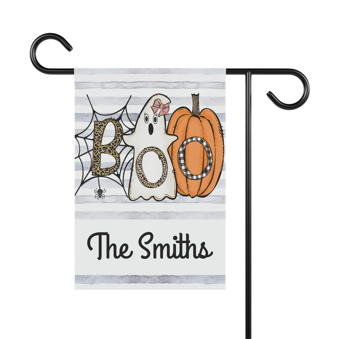 Personalized Boo Fall Garden Flag