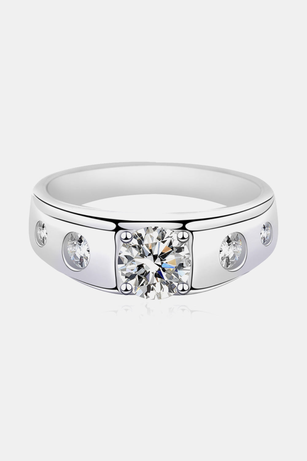 1 Carat Moissanite 925 Sterling Silver Ring - Premium  - Just $75! Shop now at Nine Thirty Nine Design