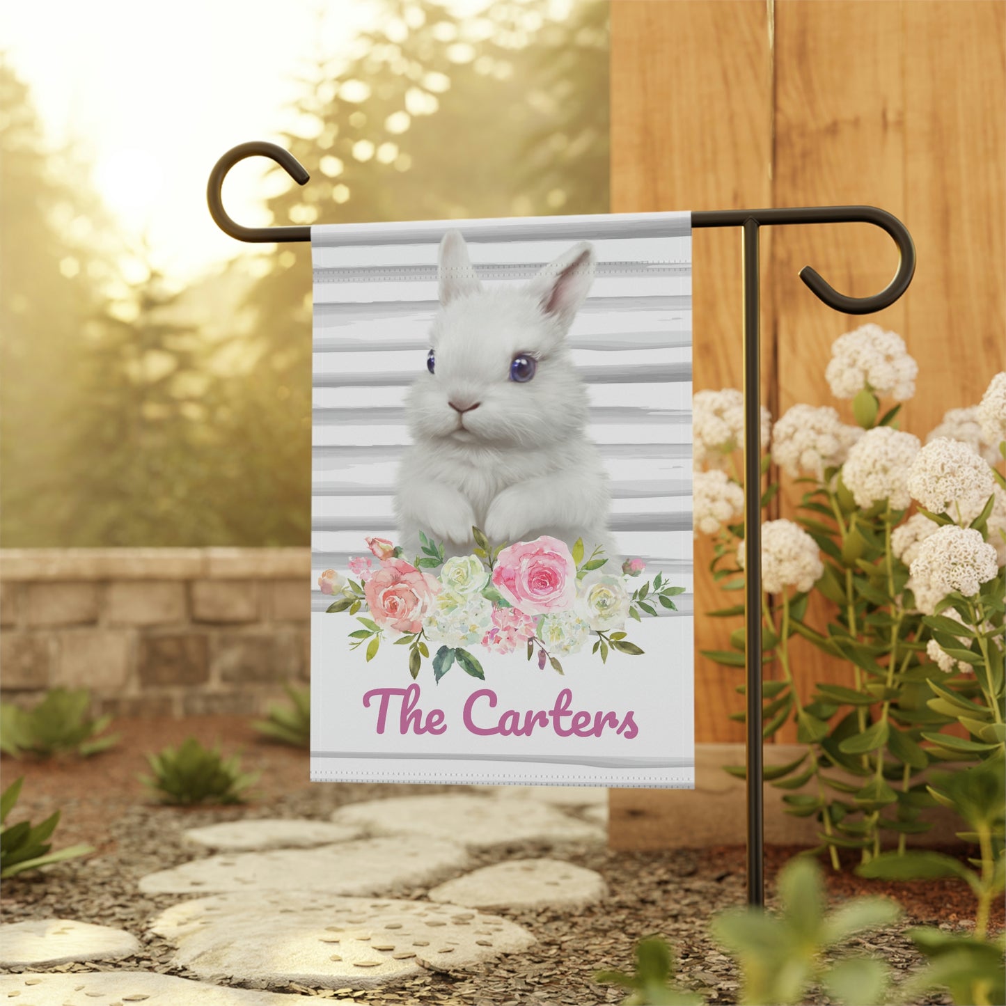 Bunny Easter Garden Flag