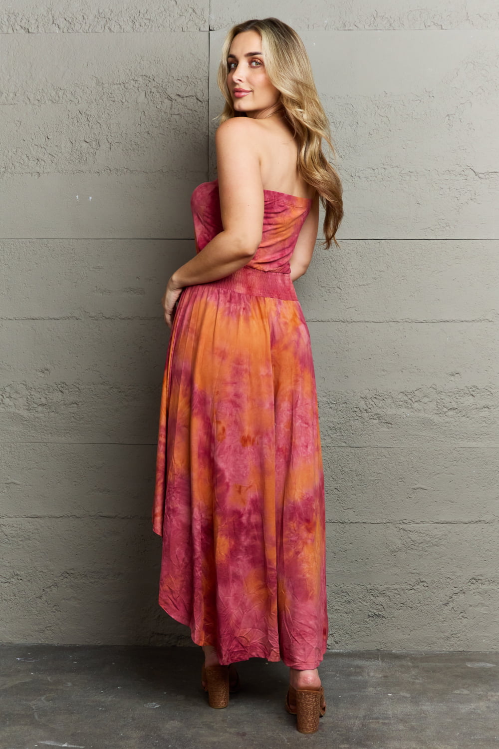 Ninexis In The Mix Sleeveless High Low Tie Dye Dress - Premium  - Just $27! Shop now at Nine Thirty Nine Design