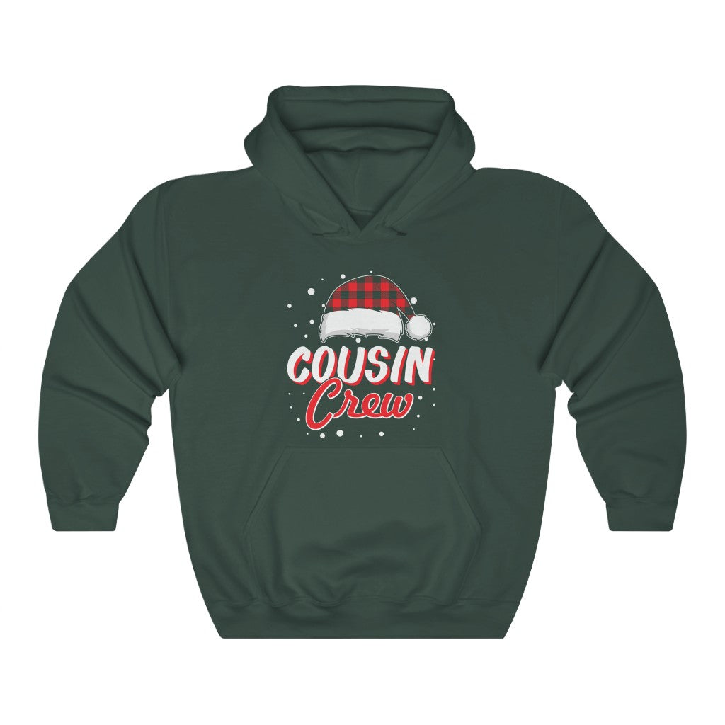 Matching Cousin Crew Christmas Hooded Sweatshirt - Adult Hoodie