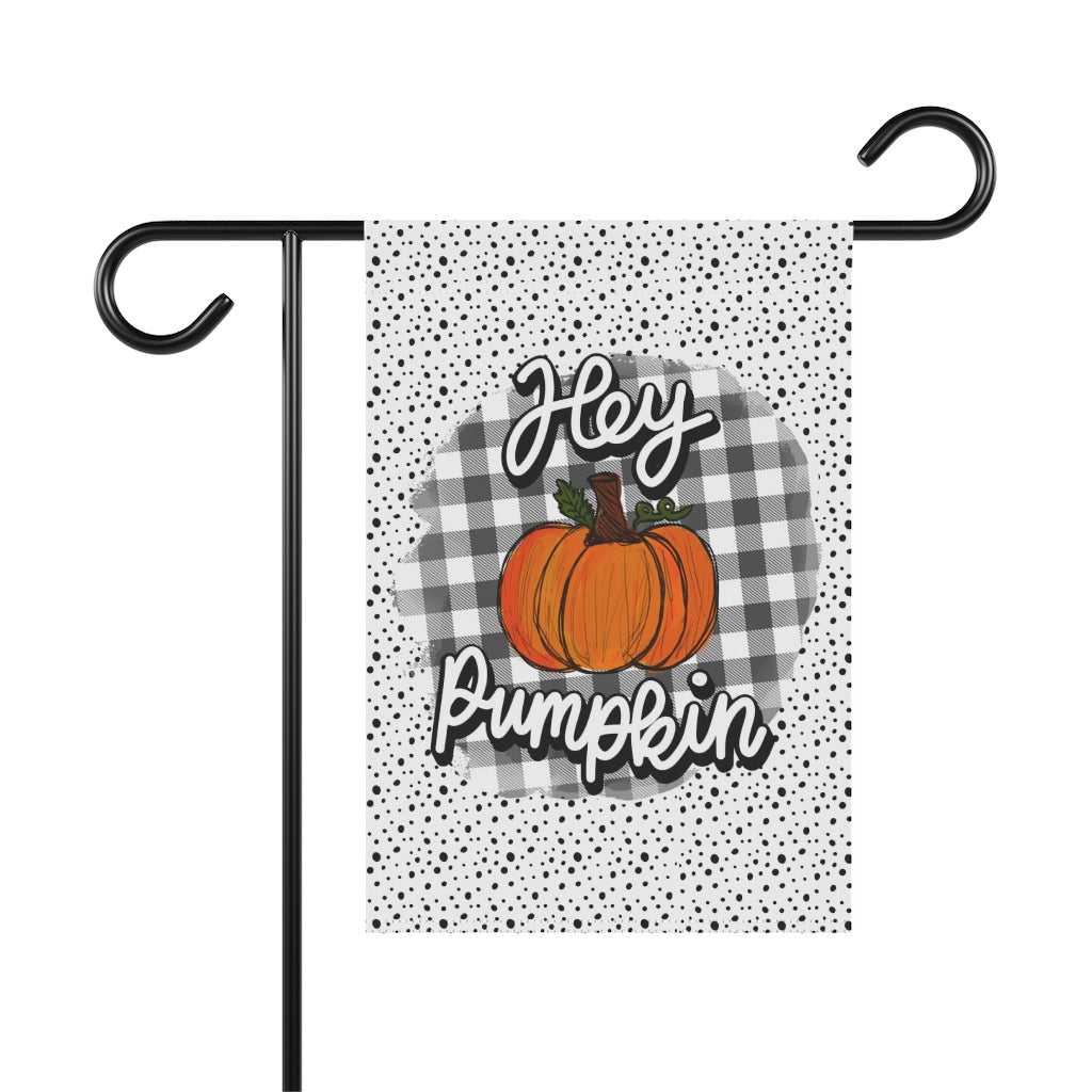 Hey Pumpkin Garden Flag Home Decor