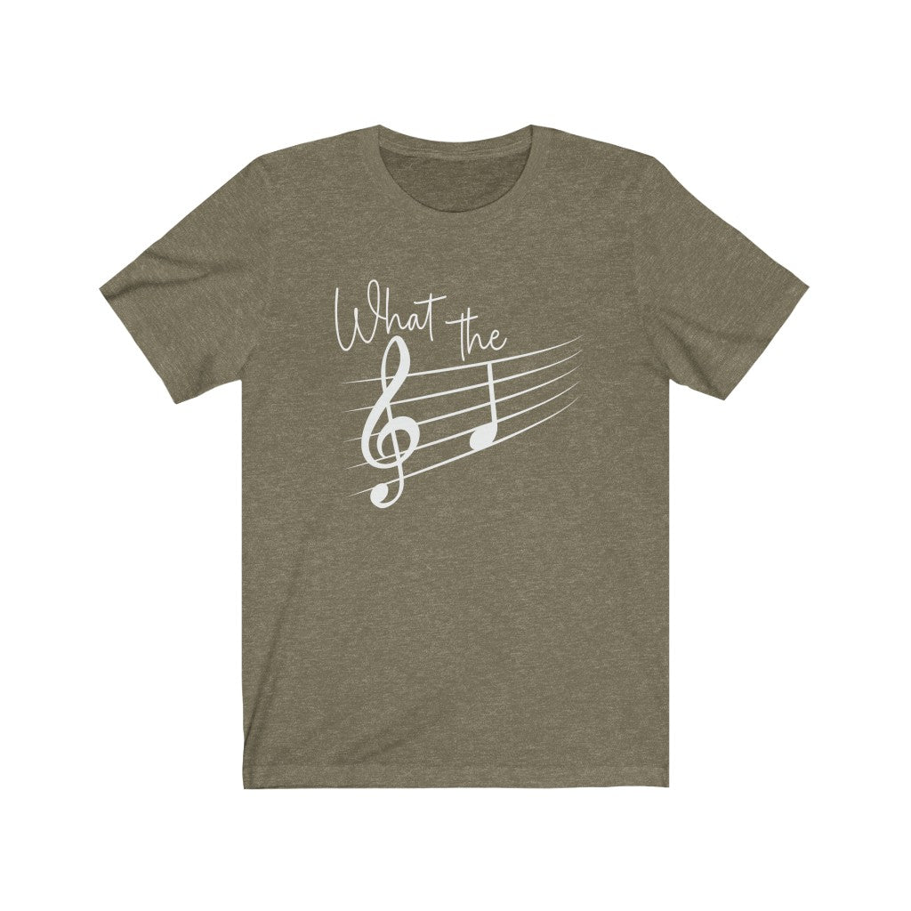 What The F Musical Note Shirt, Musician Shirt, Pianist, Music Lover Tshirt, Piano, Funny, Sarcastic, Novelty, Gift for Music Teacher, Band T-Shirt