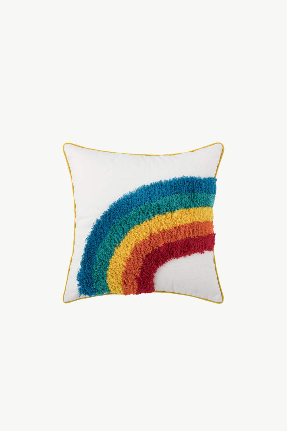 Multicolored Decorative Rainbow Throw Pillow Case